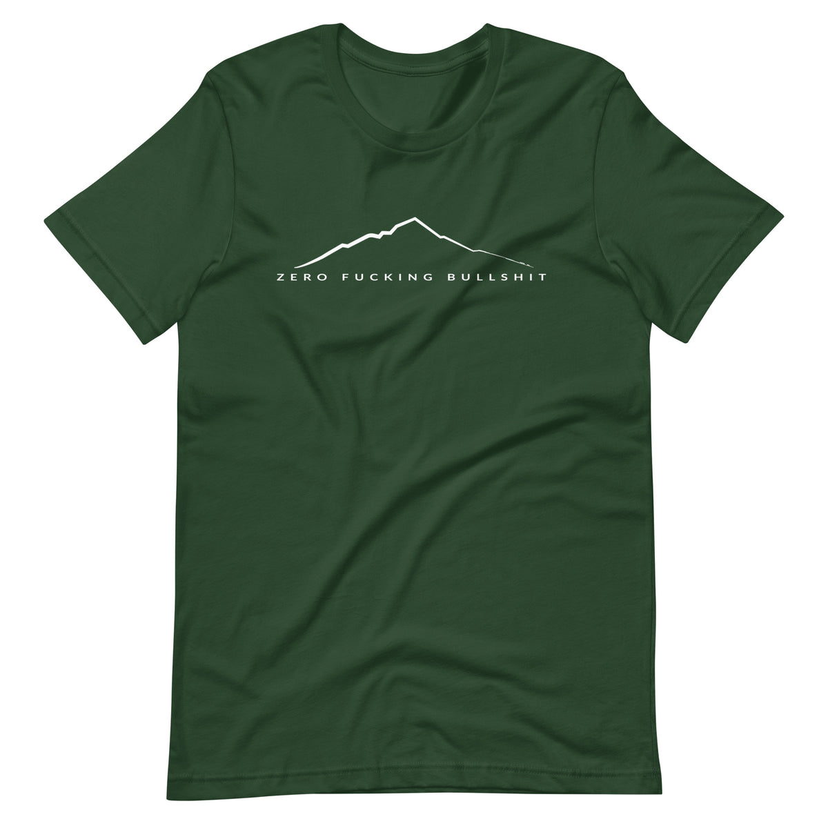 Mountains Have Zero BS funny hiking t-shirt forest unisex tee
