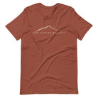 Mountains Have Zero BS funny hiking tee heather clay unisex shirt
