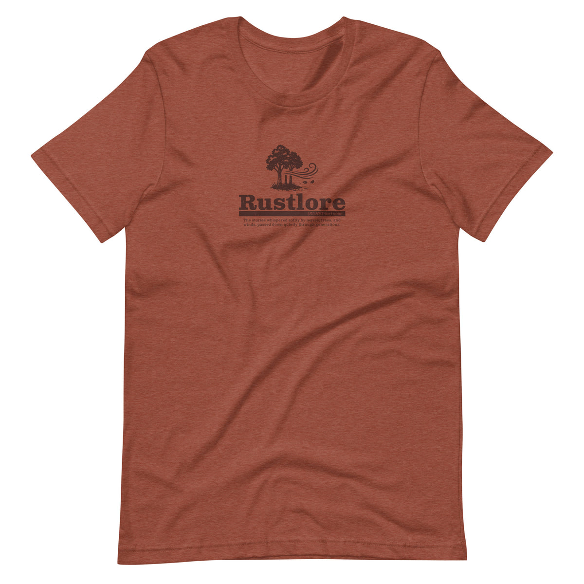 Rustlore Forest heather clay outdoor nature t-shirt forest design
