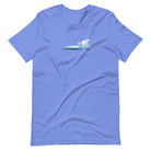 Woodland Cyclist Raccoon columbia blue cycling t-shirt bike
