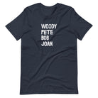 Voices of the People heather navy folk protest music t-shirt
