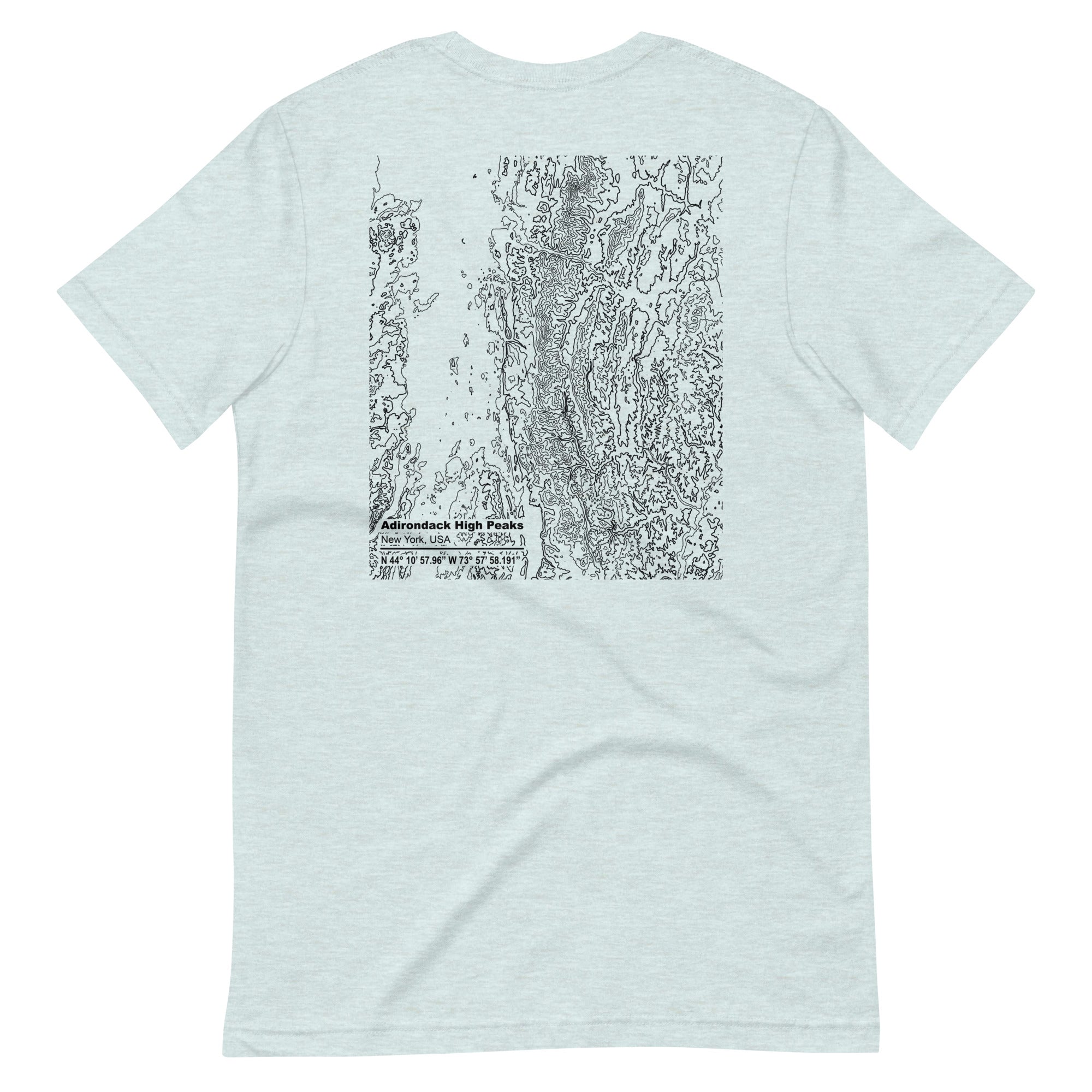 Adirondack High Peaks - Script - Unisex T-Shirt