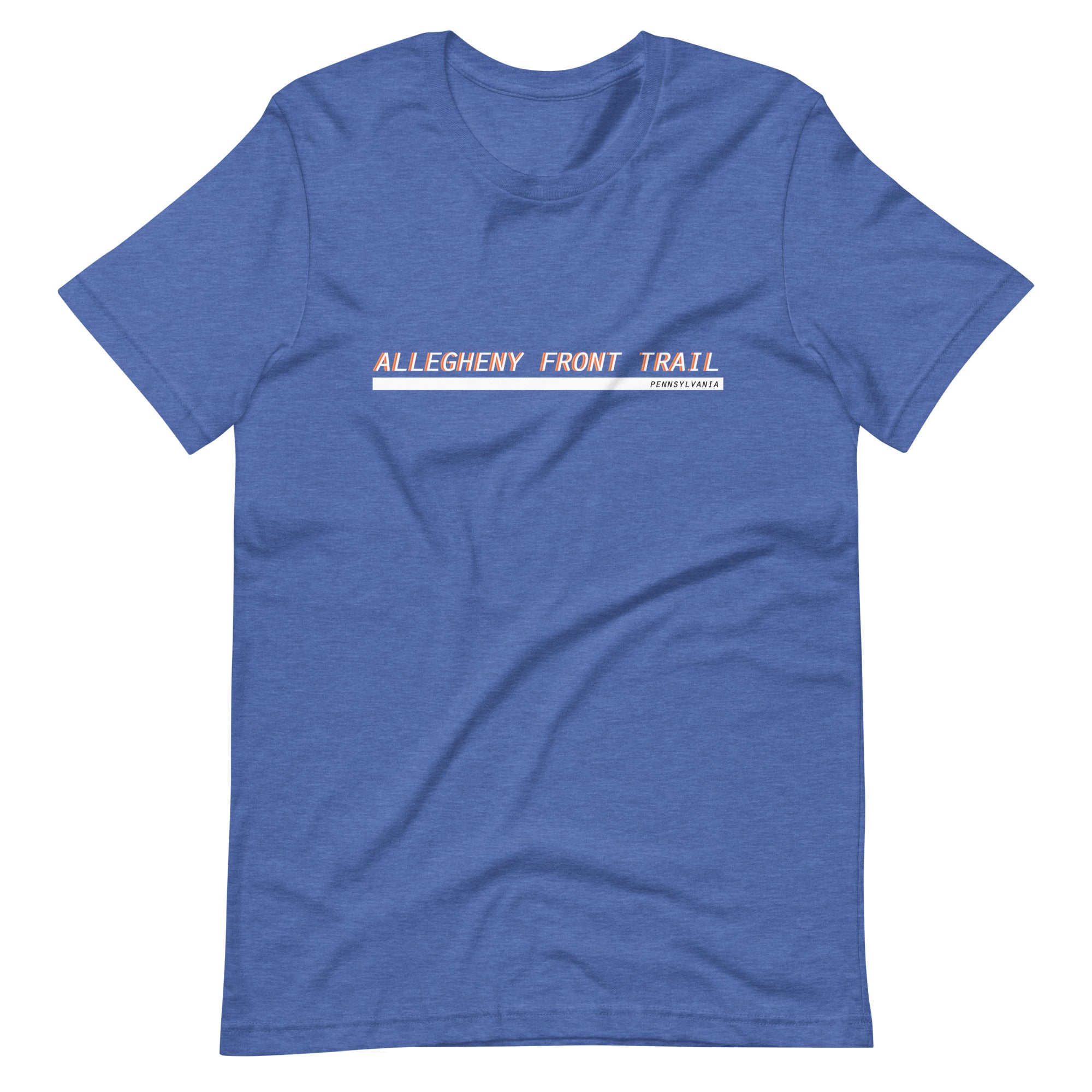 Allegheny Front Trail - Serif - Unisex T-Shirt