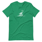 On Your Left Raccoon kelly cycling t-shirt bike humor
