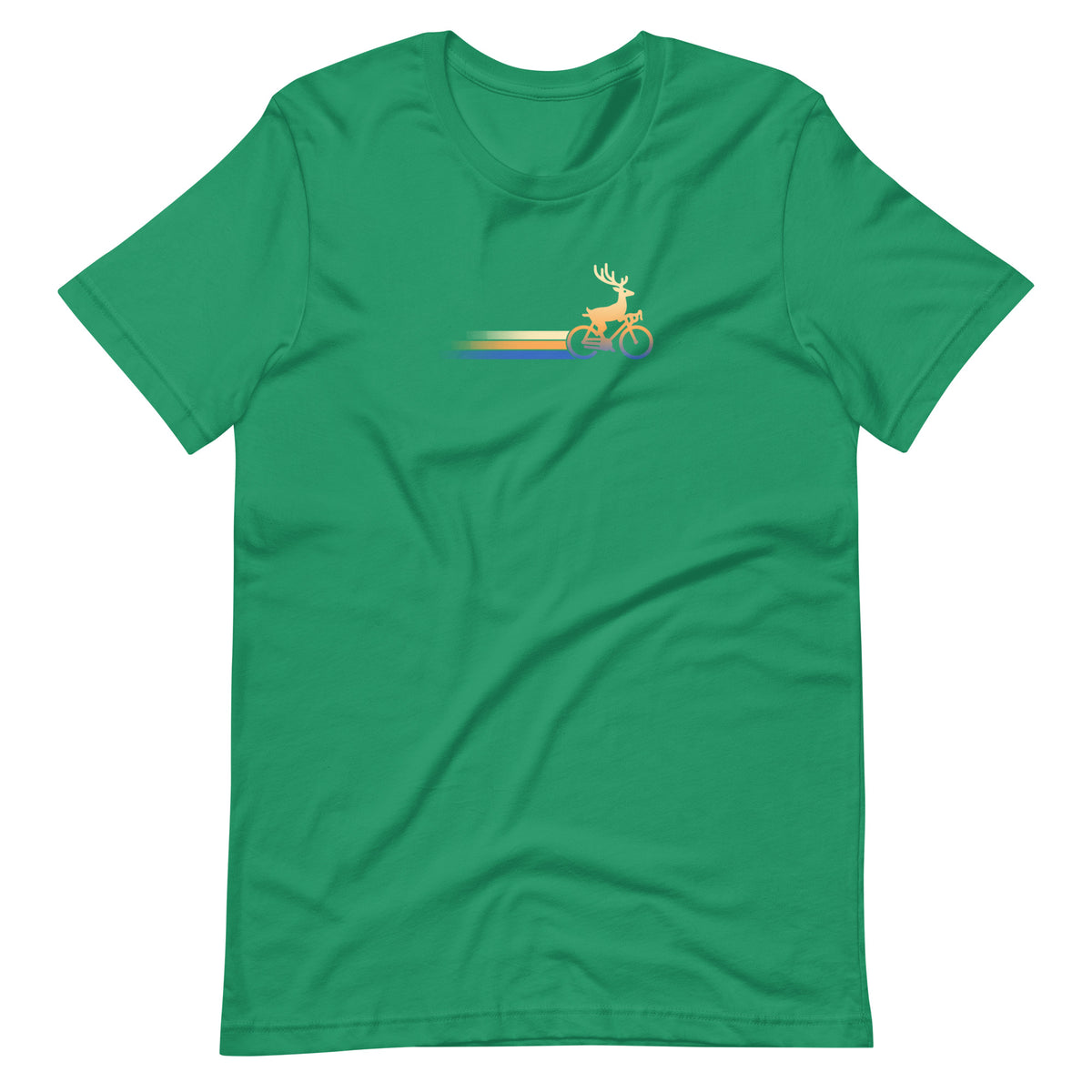 Woodland Cyclist Deer kelly cycling t-shirt bike
