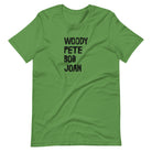 Voices of the People green folk music t-shirt minimalist design
