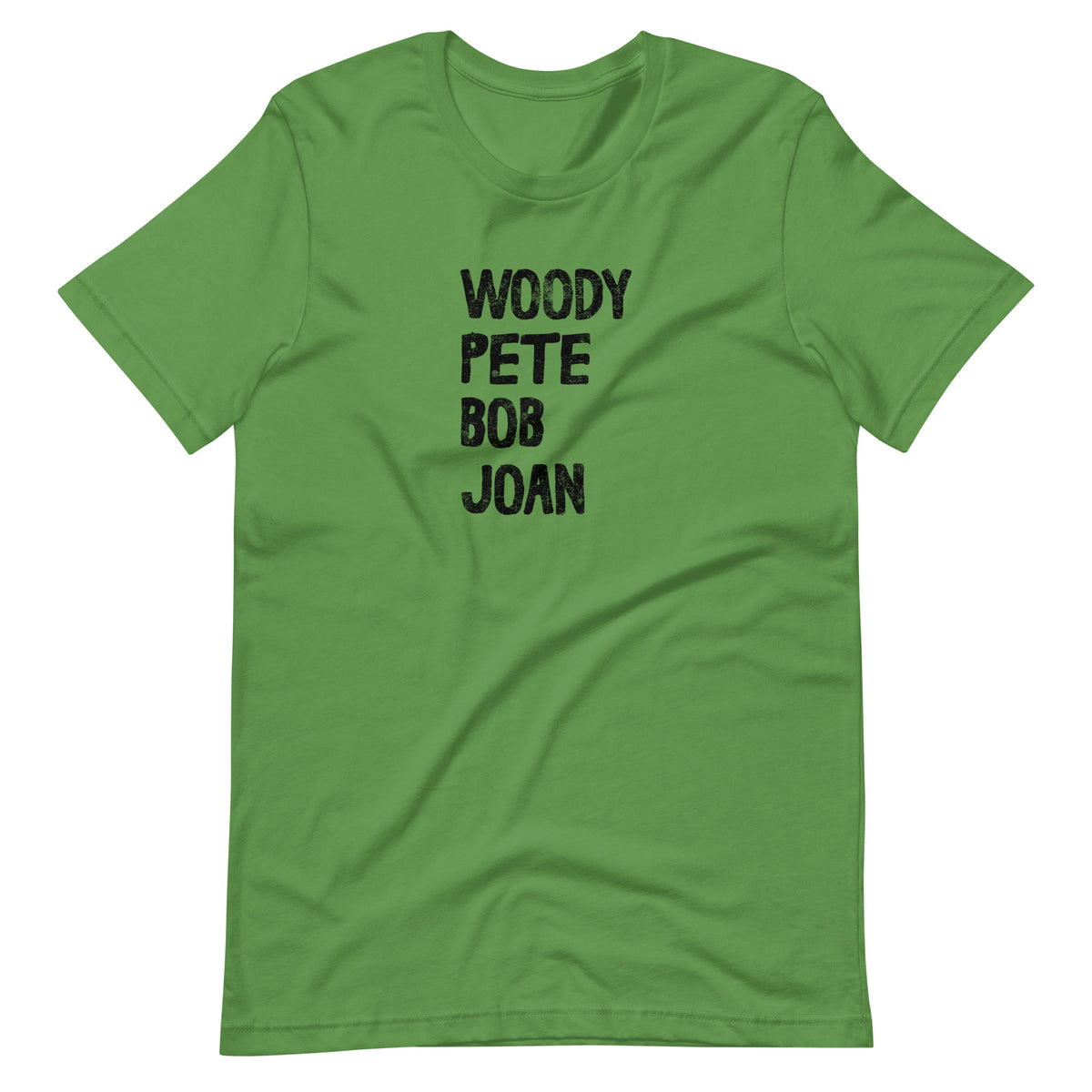 Voices of the People green folk music t-shirt minimalist design
