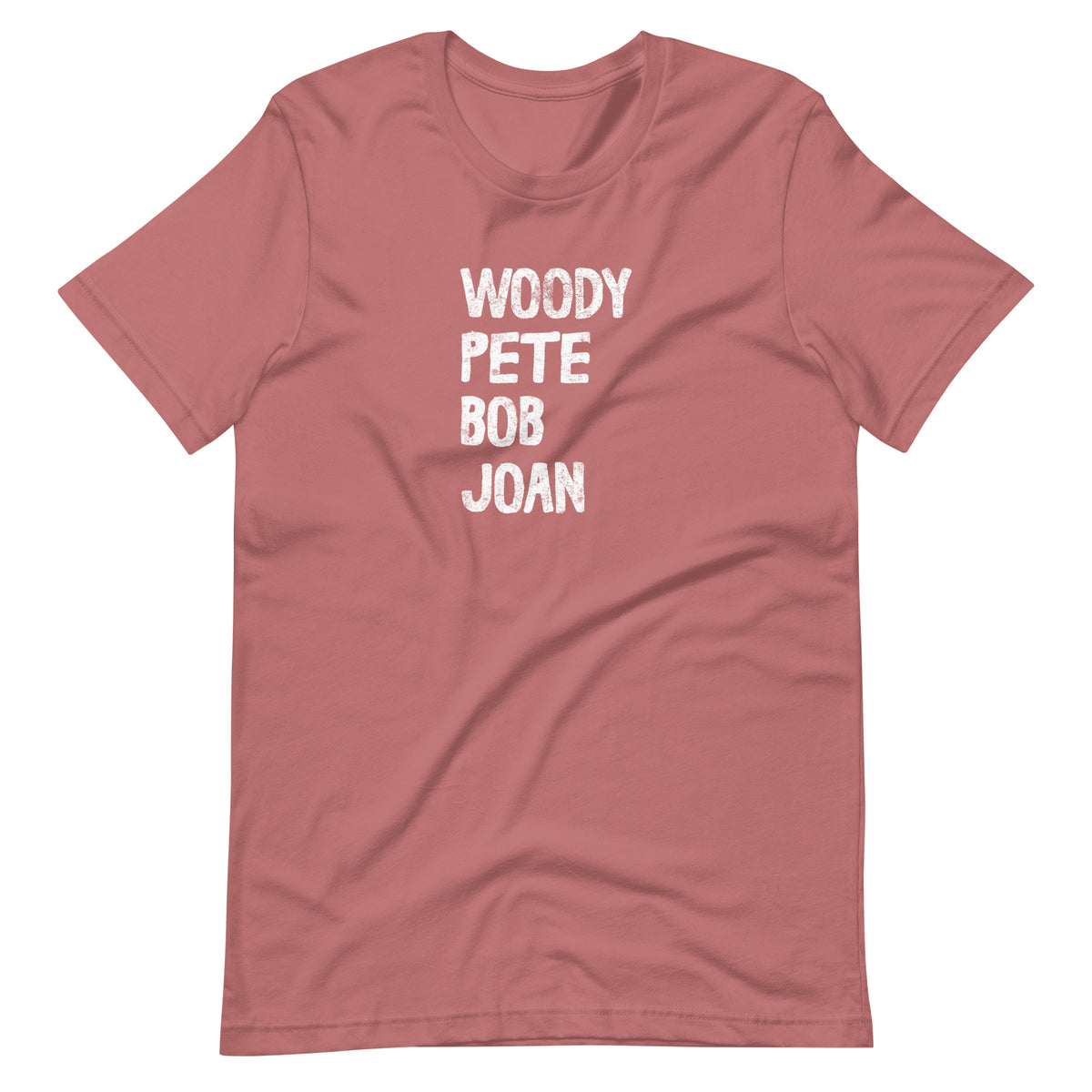 Voices of the People mauve folk music t-shirt minimalist design