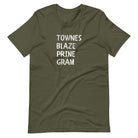 Ode to the Songmen military green outlaw country music t-shirt
