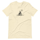 On Your Left Deer natural cycling t-shirt funny bike design
