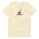 Woodland Cyclist Fox On Your Left natural funny bike t-shirt
