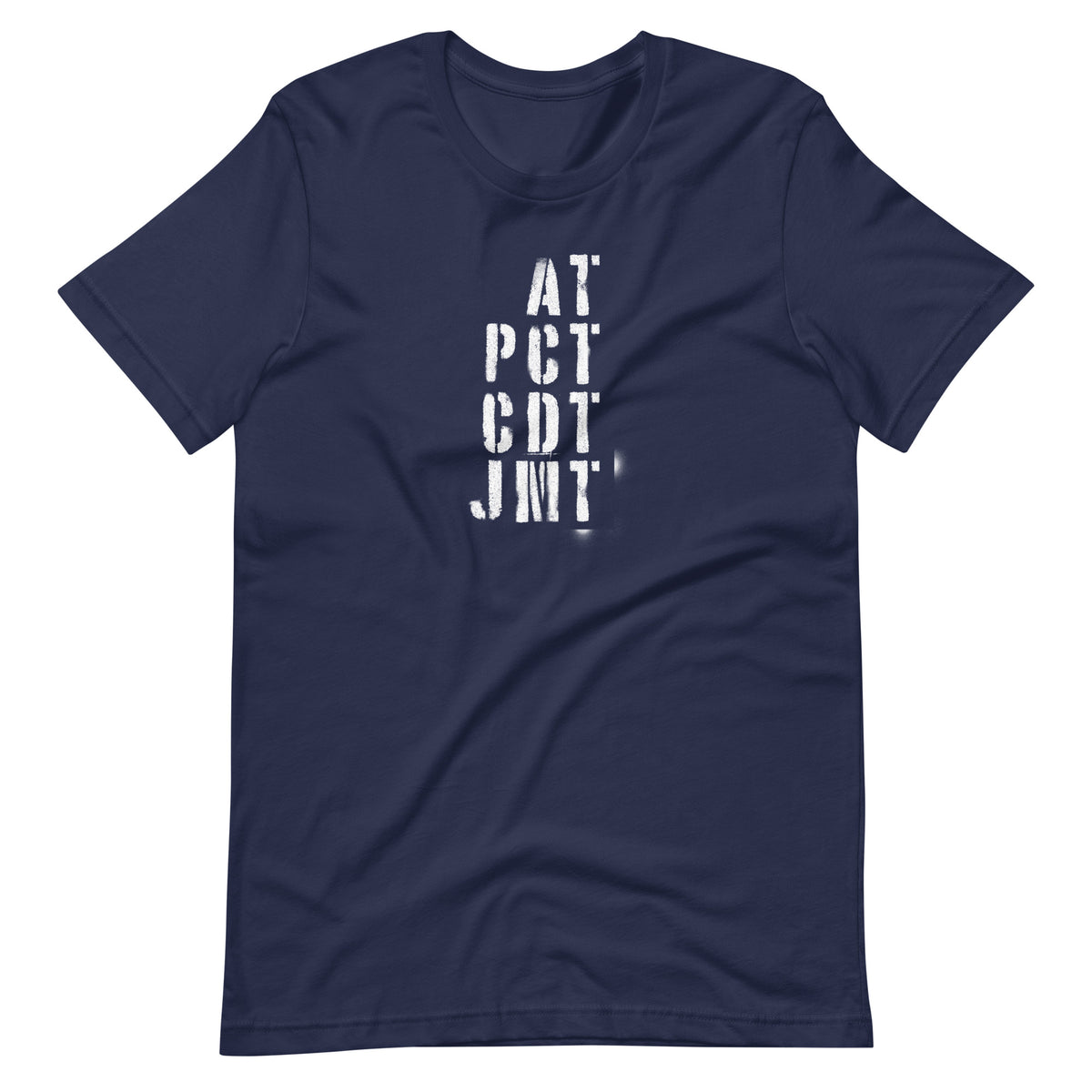 Trail Legends navy Triple Crown hiking t-shirt design
