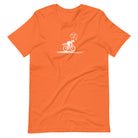 On Your Left Raccoon orange cycling t-shirt bike humor
