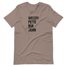 Voices of the People pebble folk music t-shirt minimalist design
