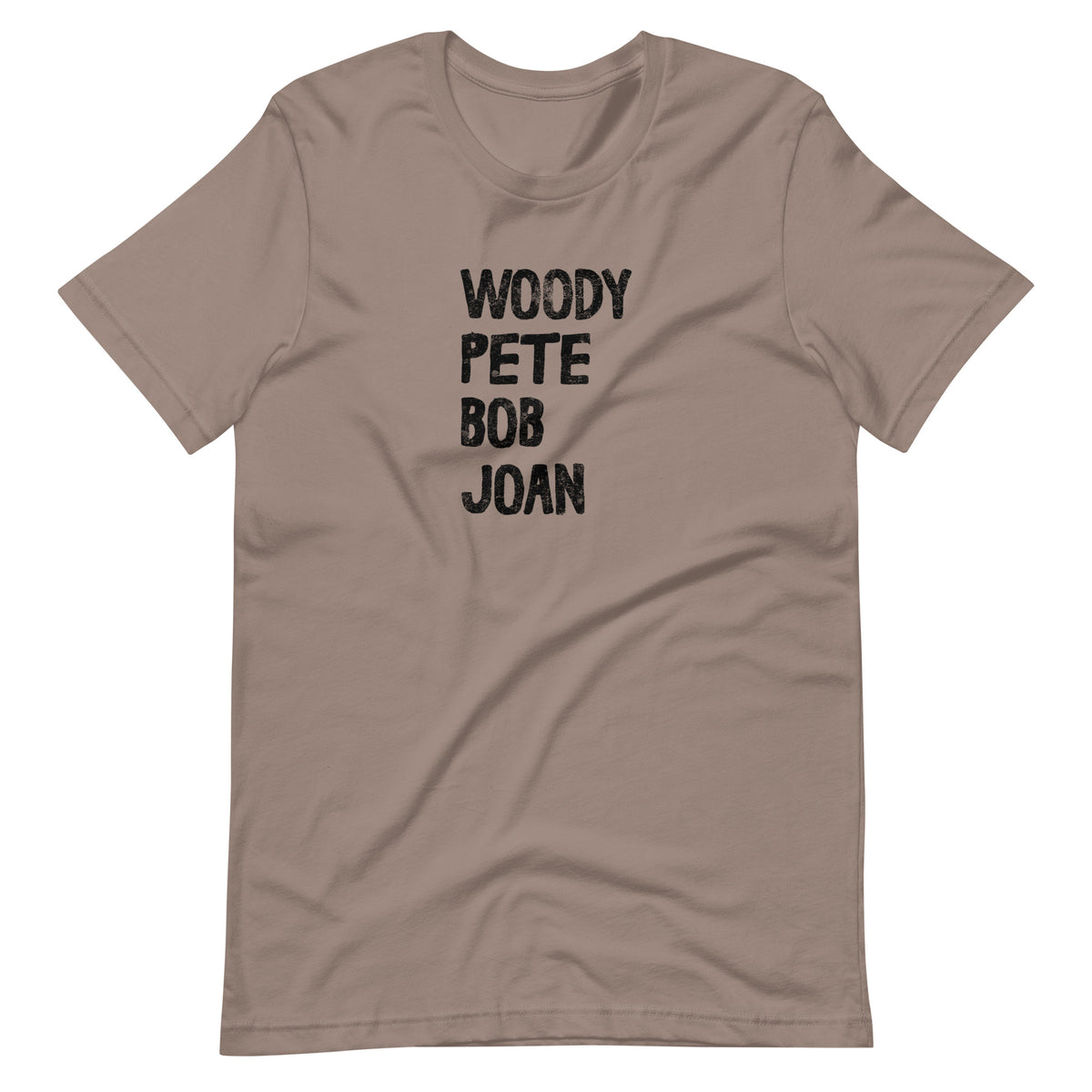 Voices of the People pebble folk music t-shirt minimalist design
