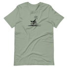 Woodland Cyclist Fox On Your Left sage funny bike t-shirt
