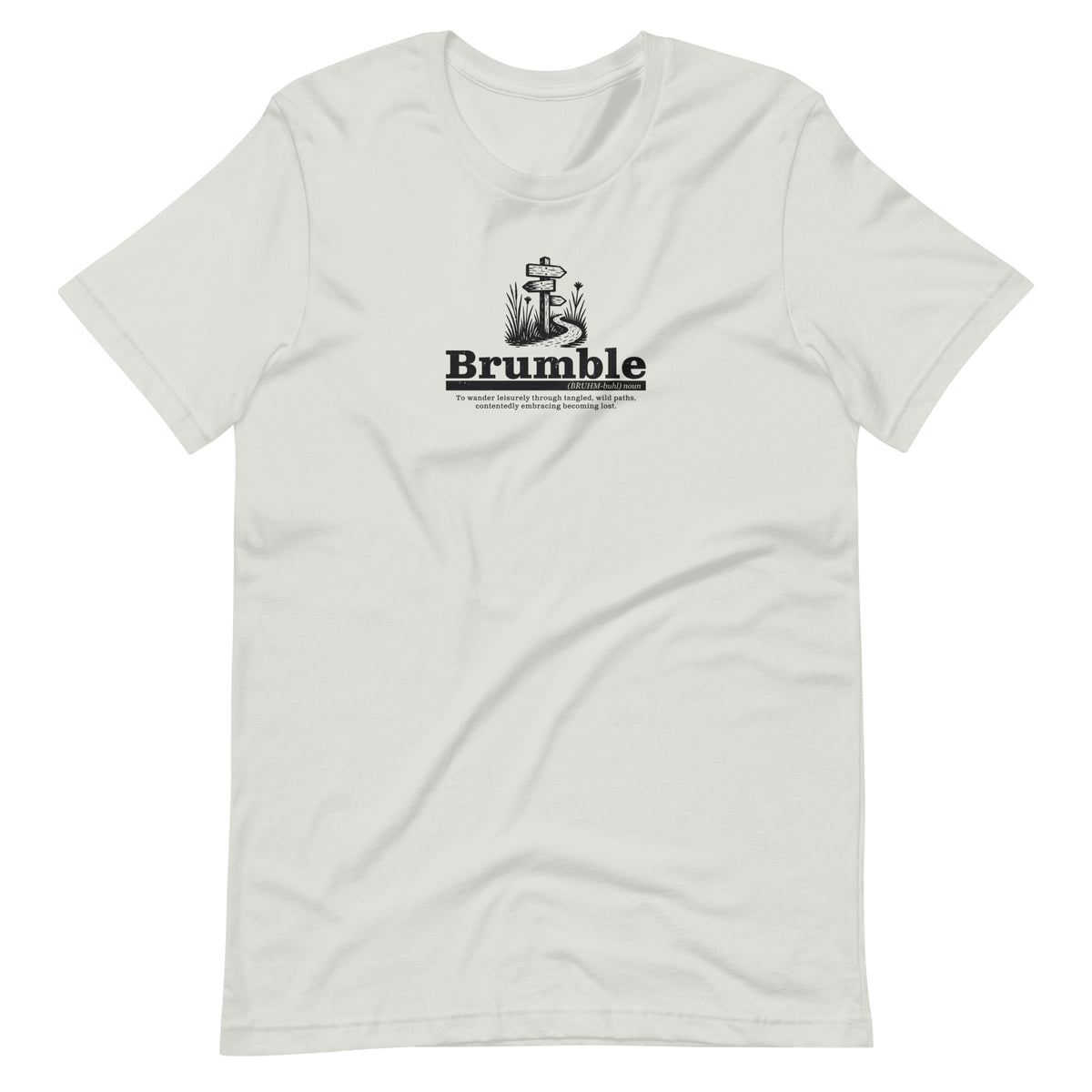 Brumble Wilderness silver hiking t-shirt outdoor adventure apparel
