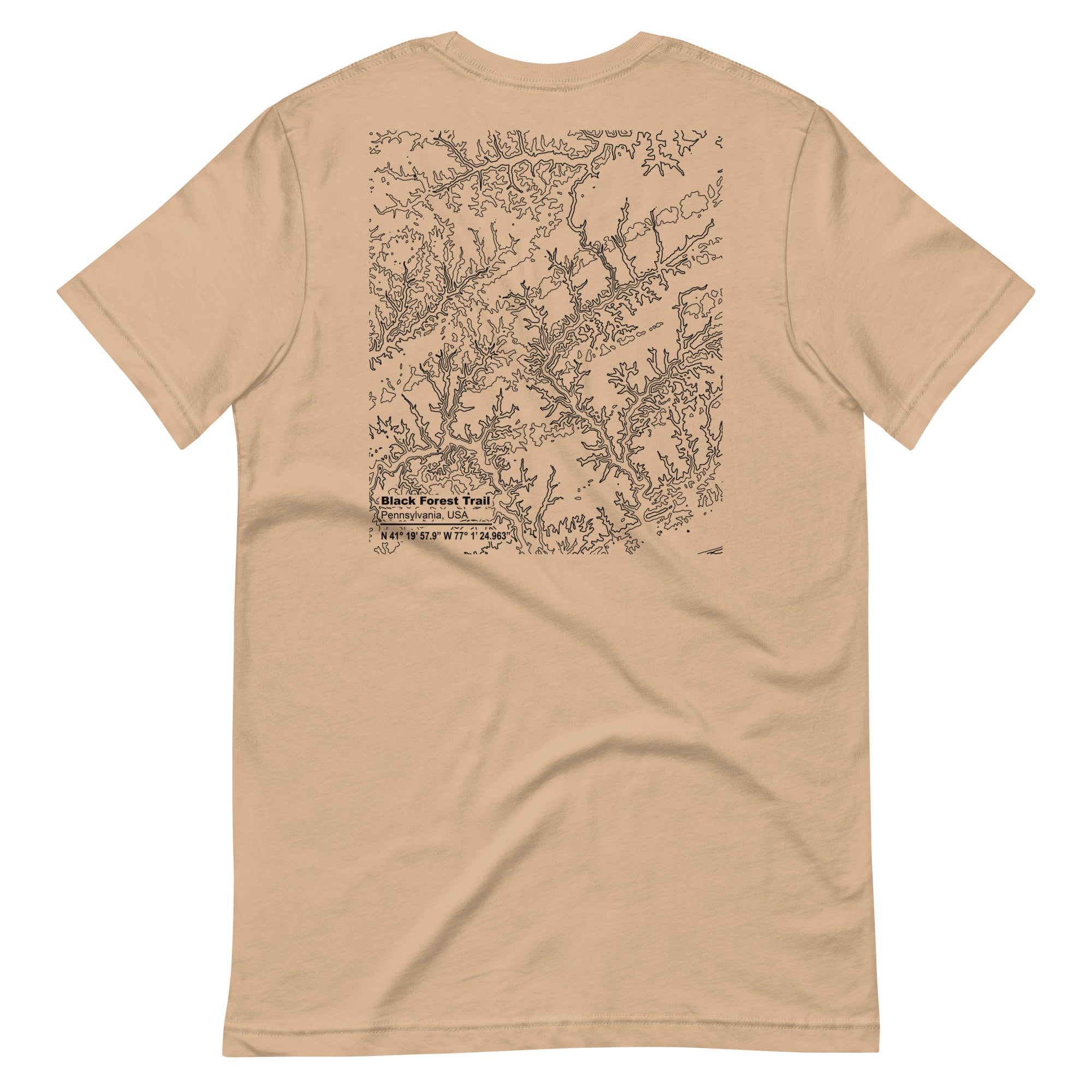 Black Forest Trail - Serif - Unisex T-Shirt