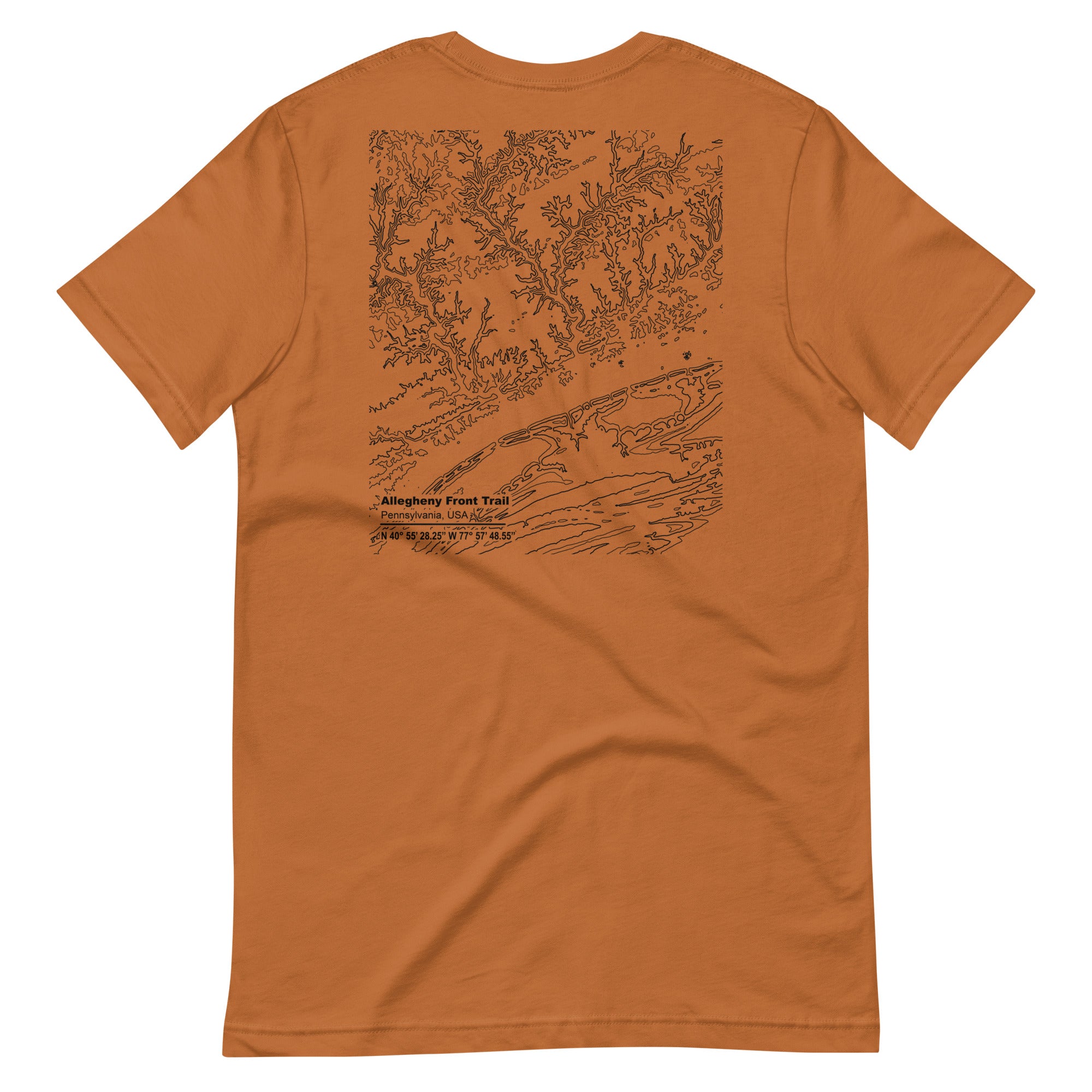 Allegheny Front Trail - Cursive - Unisex T-Shirt