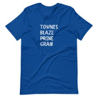 Ode to the Songmen royal blue country music t-shirt folk songwriter design
