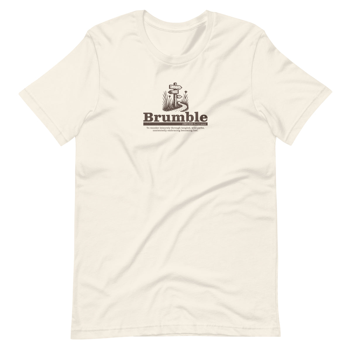 Brumble Wilderness vintage white wilderness t-shirt adventure apparel
