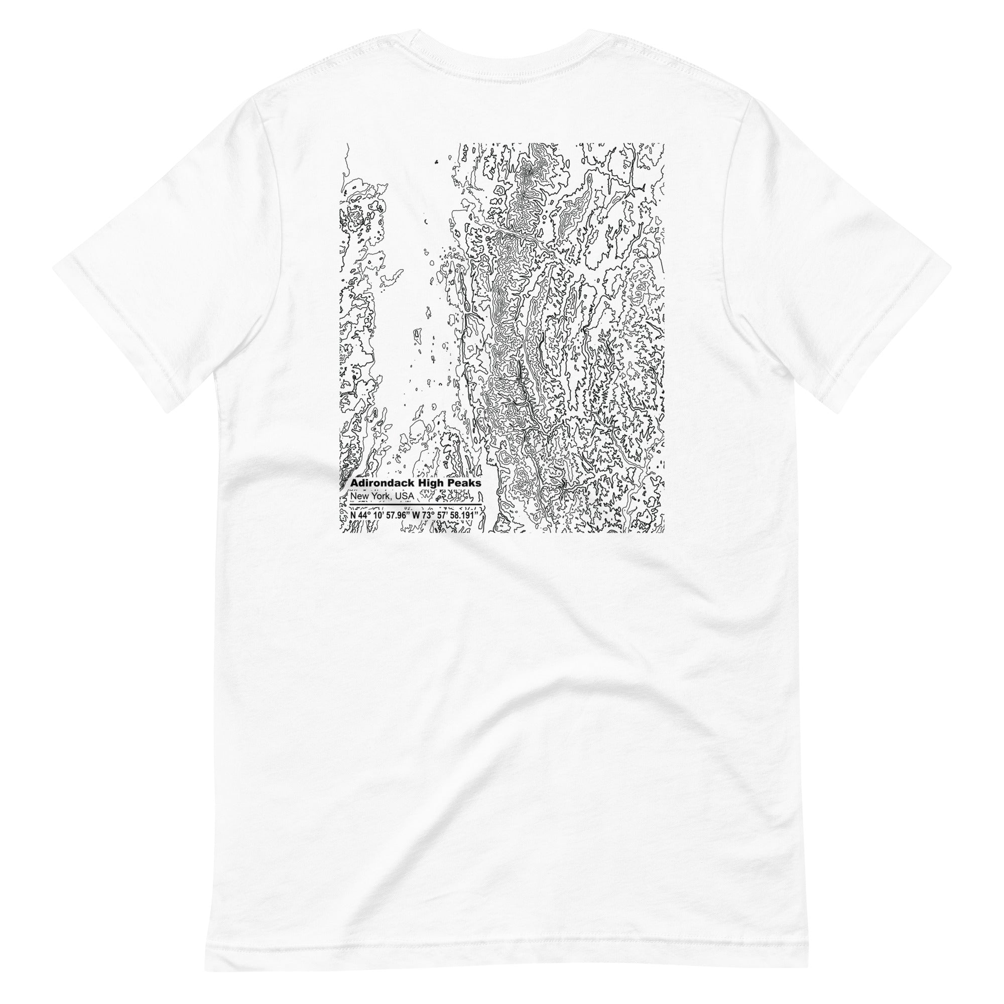 Adirondack High Peaks - Serif - Unisex T-Shirt