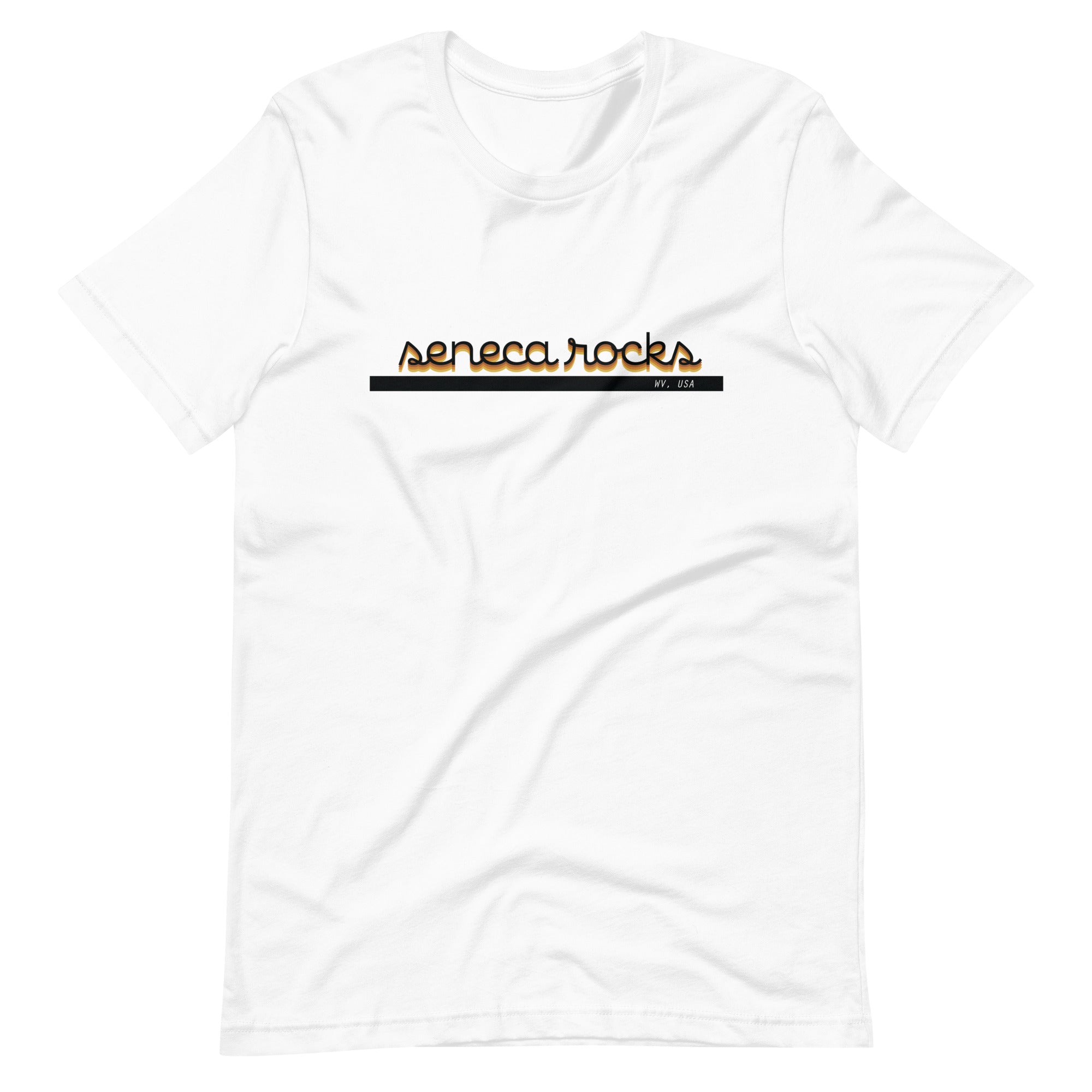 Seneca Rocks - Script - Unisex T-Shirt