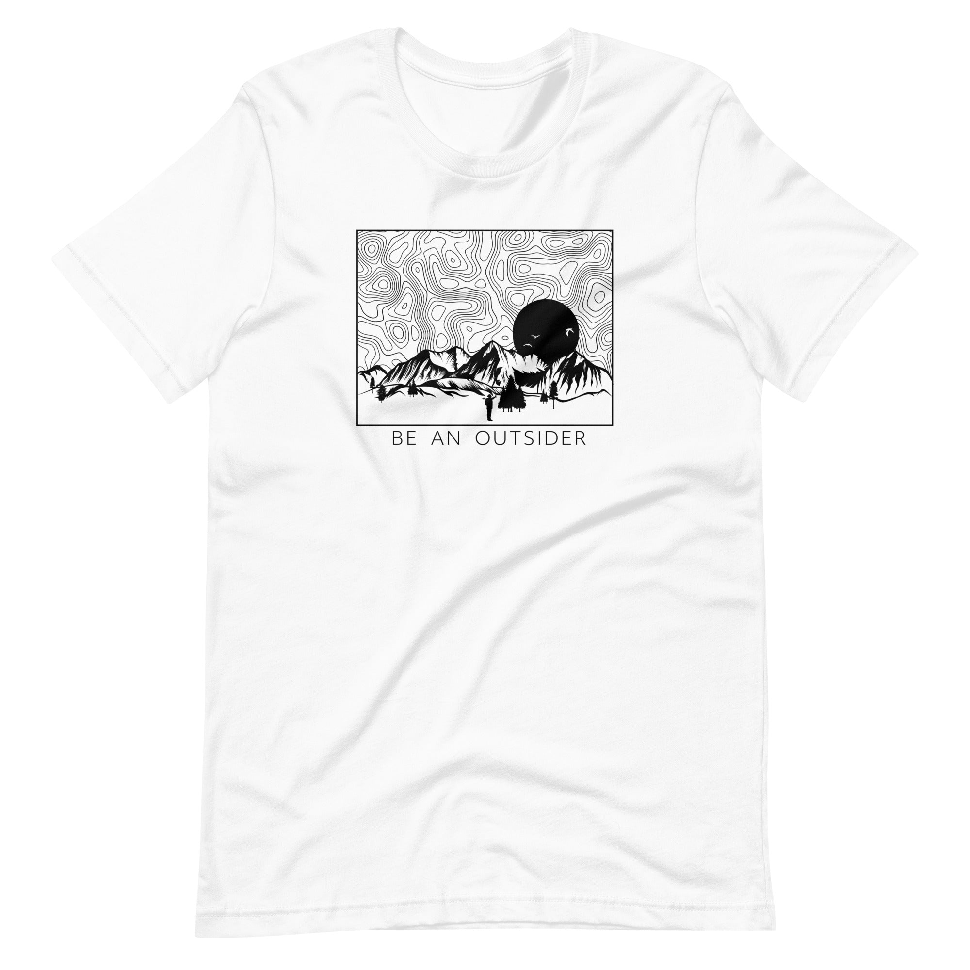 Be an Outsider Contour Sky Unisex t-shirt