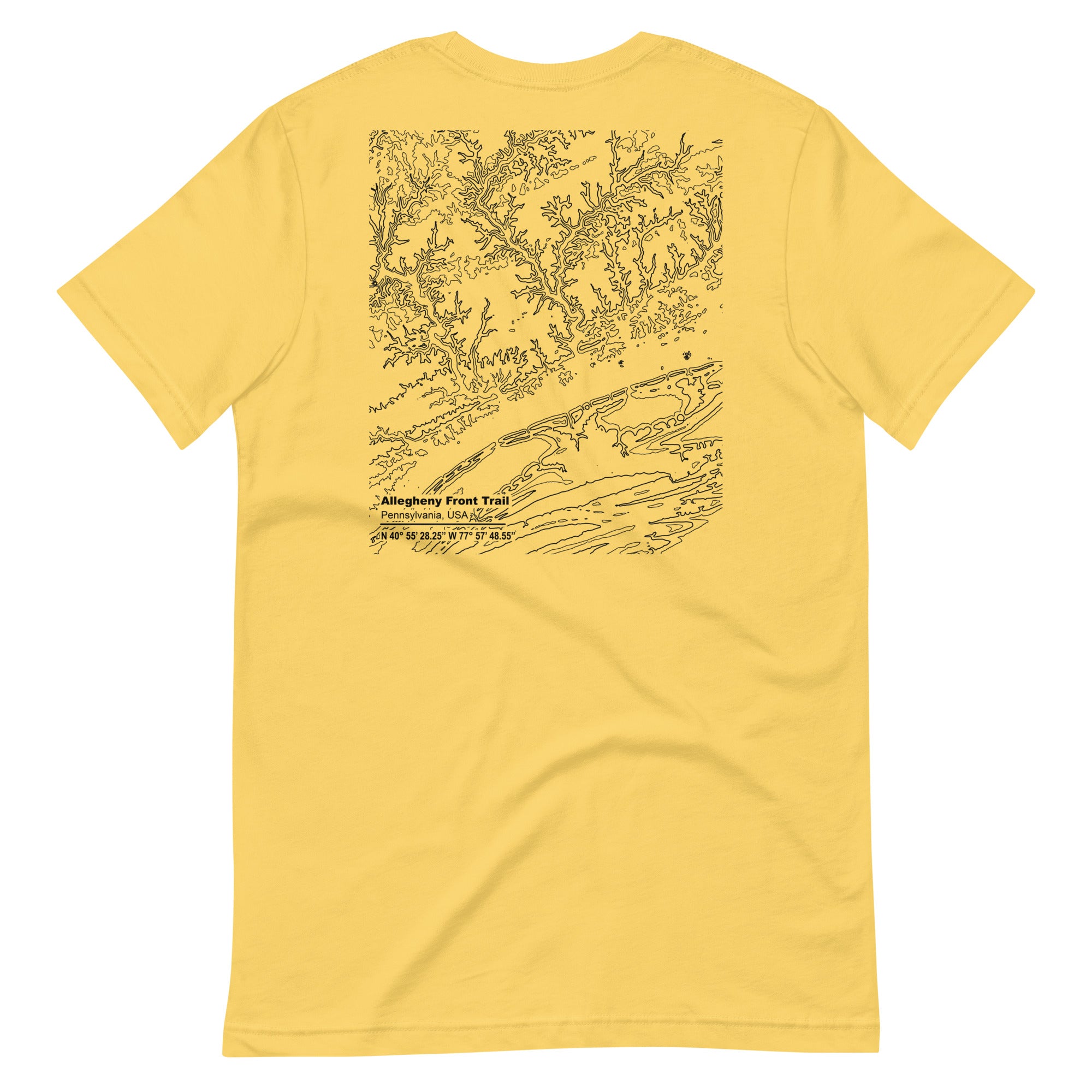 Allegheny Front Trail - Cursive - Unisex T-Shirt