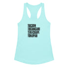 Outlaw at a Western Crossroad women's music tank top cancun

