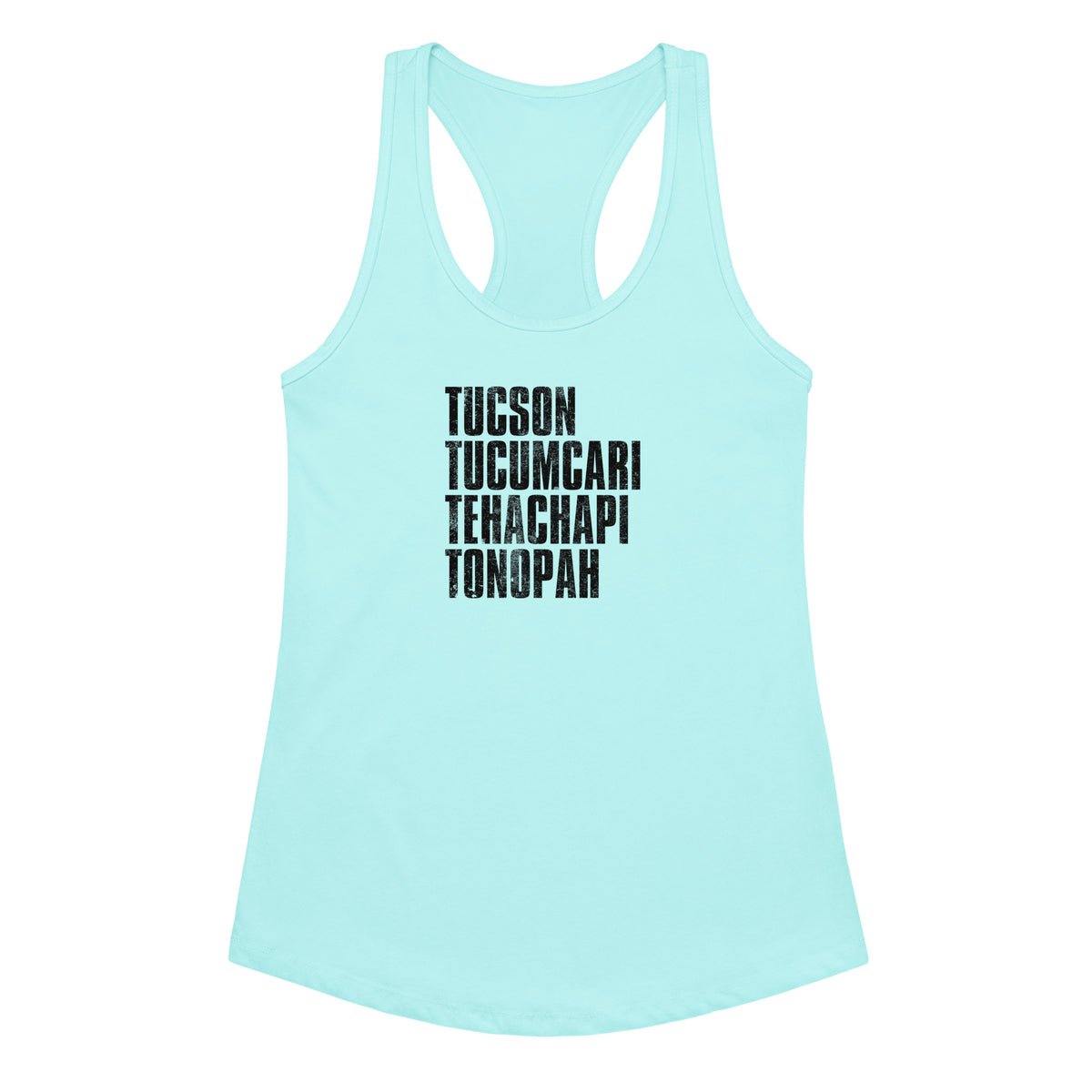 Outlaw at a Western Crossroad women's music tank top cancun
