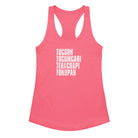 Outlaw crossroad hot pink women's tank classic rock graphic
