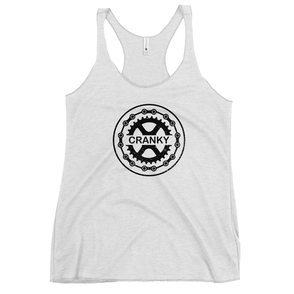 Cranky Cycling Punster - Women's Racerback Tank Top