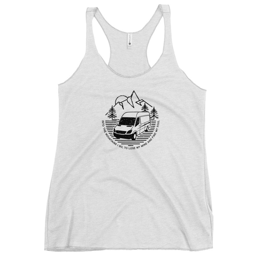 Soul Seeker Mountain - Women's Racerback Tank Top