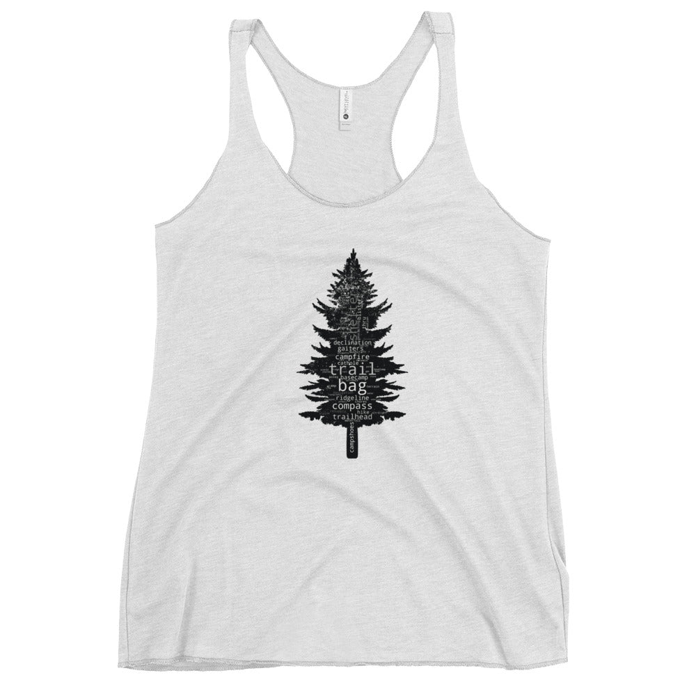 Backpacking Jargon Spruce Women's Racerback Tank Top