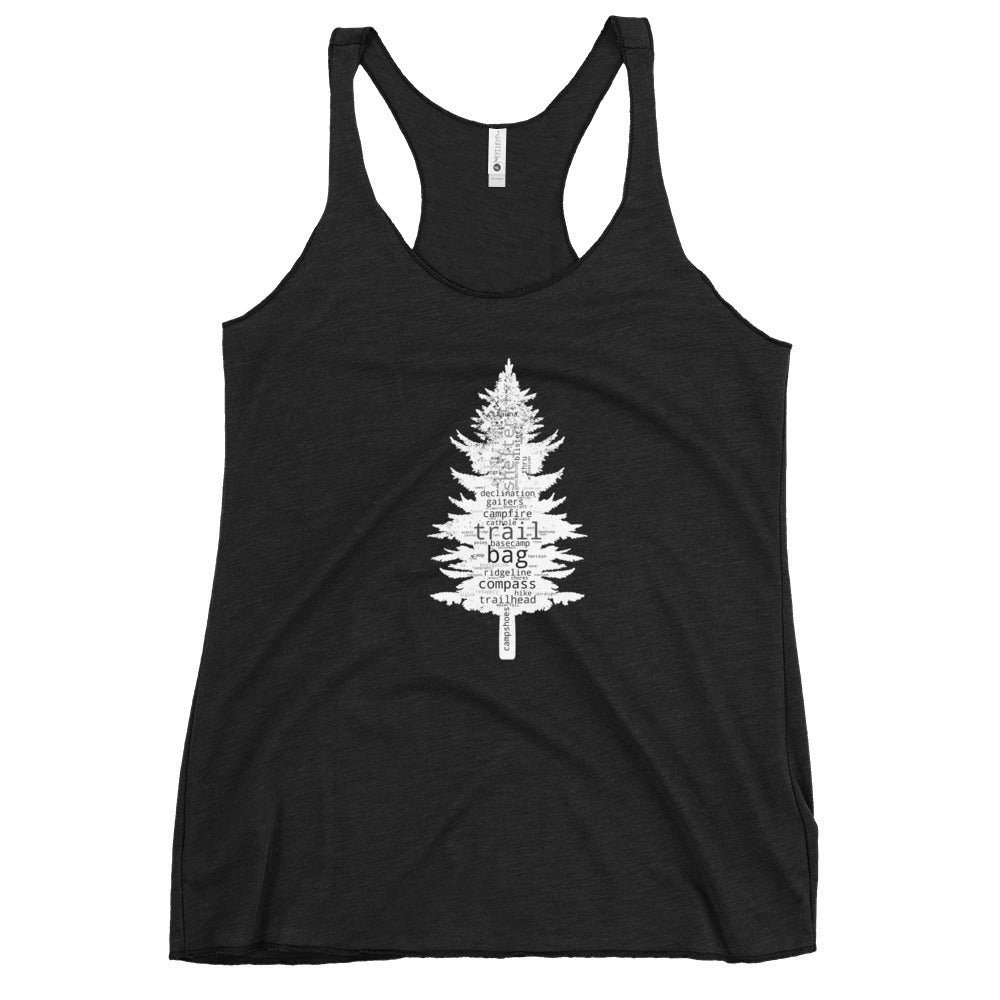 Backpacking Jargon Spruce Women's Racerback Tank Top