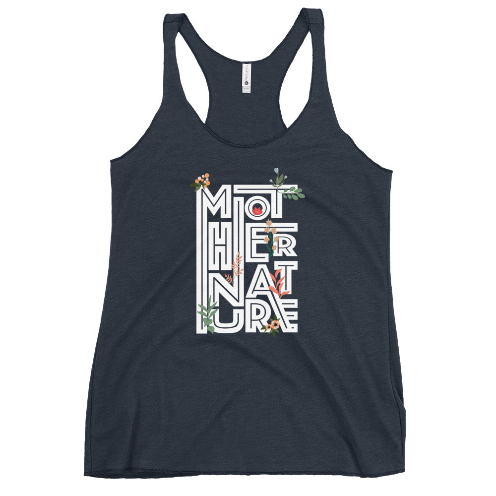 Mother Nature Plants Women's Racerback Tank Top