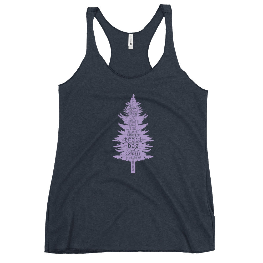 Backpacking Jargon Spruce Women's Racerback Tank Top