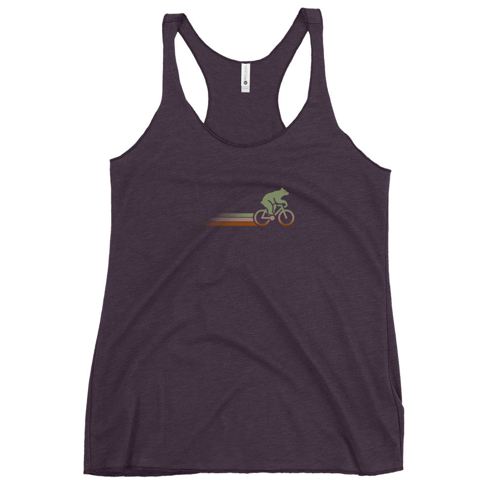 Woodland Creature Cyclists - Women's Racerback Tank Top