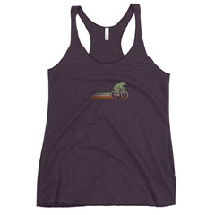 Woodland Creature Cyclists - Women's Racerback Tank Top