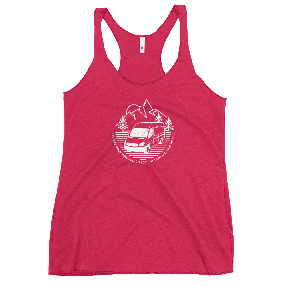 Soul Seeker Mountain - Women's Racerback Tank Top